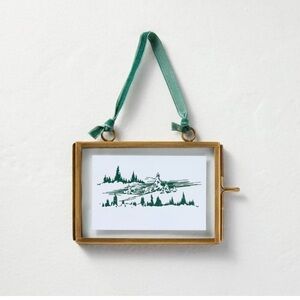 Brass and Glass Landscape Frame Ornament from Hearth & Hand with Magnolia
